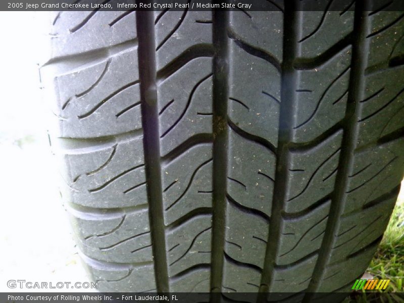 Inferno Red Crystal Pearl / Medium Slate Gray 2005 Jeep Grand Cherokee Laredo