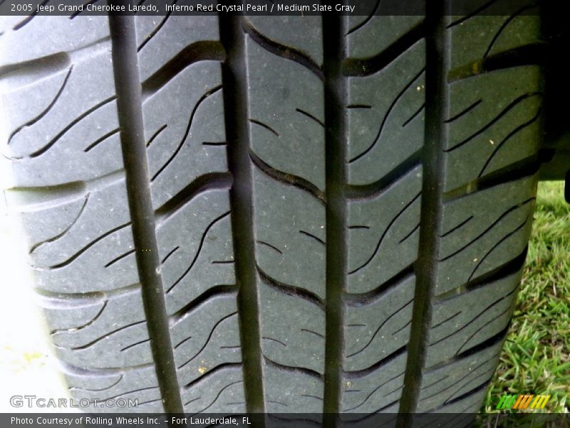 Inferno Red Crystal Pearl / Medium Slate Gray 2005 Jeep Grand Cherokee Laredo