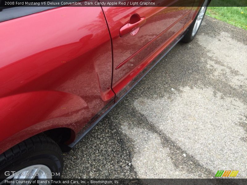 Dark Candy Apple Red / Light Graphite 2008 Ford Mustang V6 Deluxe Convertible
