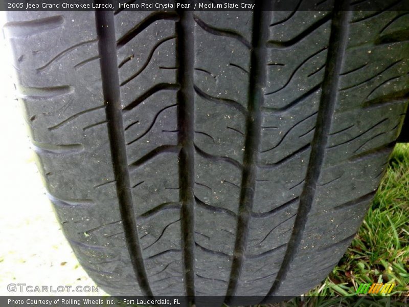 Inferno Red Crystal Pearl / Medium Slate Gray 2005 Jeep Grand Cherokee Laredo