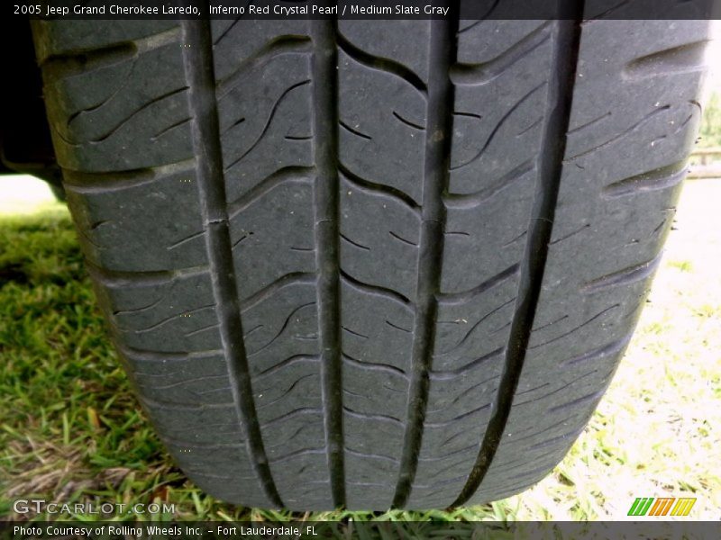 Inferno Red Crystal Pearl / Medium Slate Gray 2005 Jeep Grand Cherokee Laredo