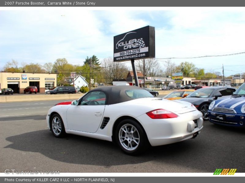 Carrara White / Stone Grey 2007 Porsche Boxster