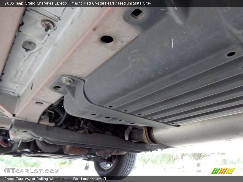 Inferno Red Crystal Pearl / Medium Slate Gray 2005 Jeep Grand Cherokee Laredo