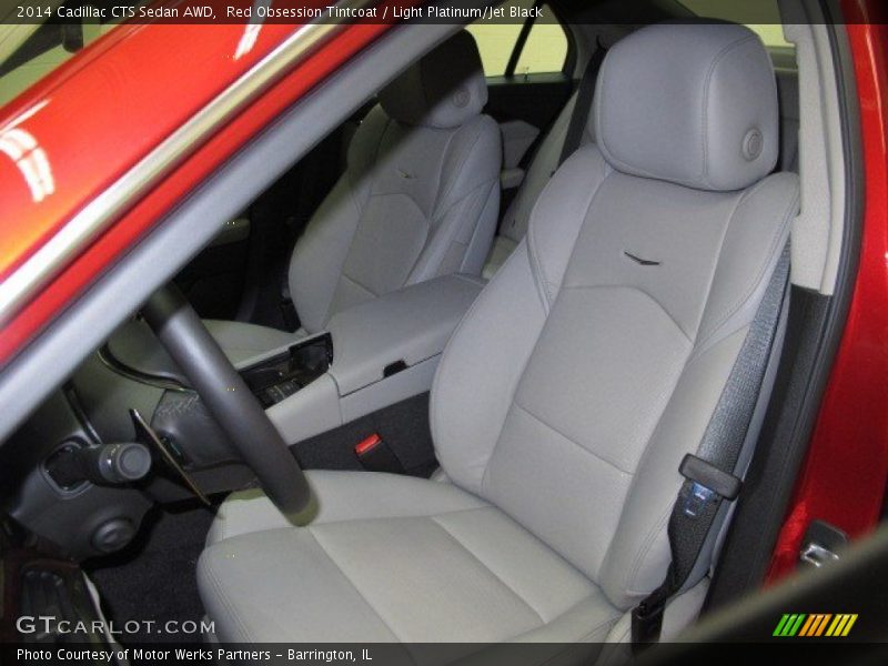Red Obsession Tintcoat / Light Platinum/Jet Black 2014 Cadillac CTS Sedan AWD