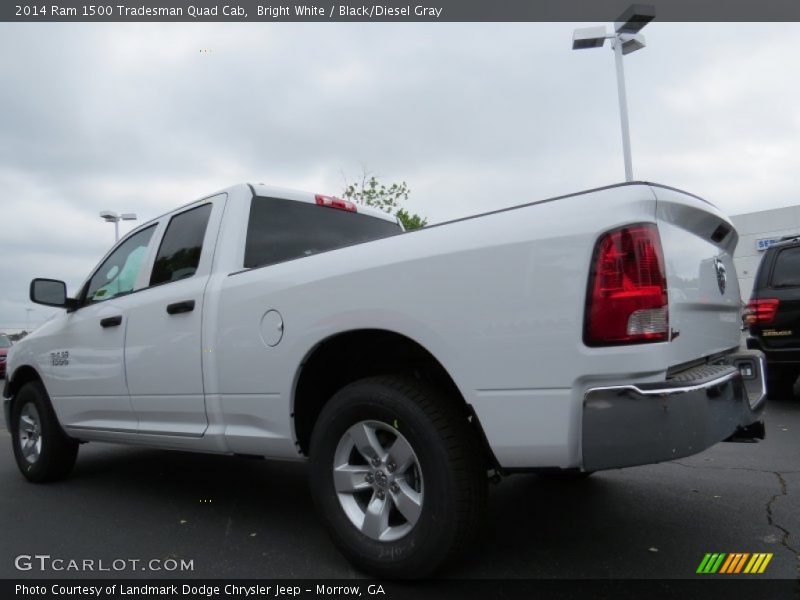Bright White / Black/Diesel Gray 2014 Ram 1500 Tradesman Quad Cab