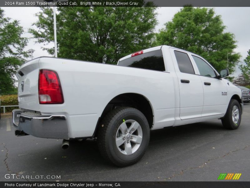 Bright White / Black/Diesel Gray 2014 Ram 1500 Tradesman Quad Cab