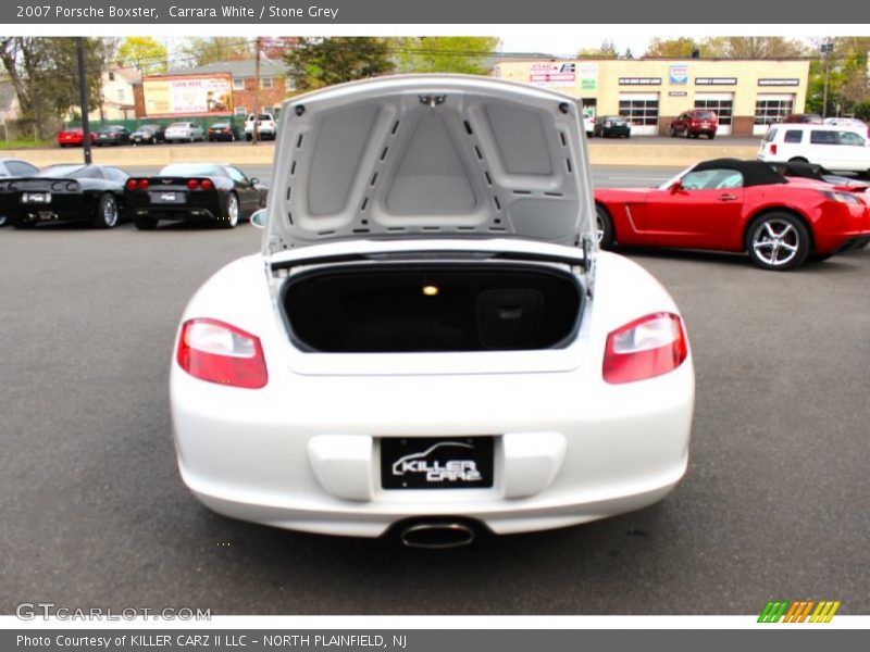 Carrara White / Stone Grey 2007 Porsche Boxster