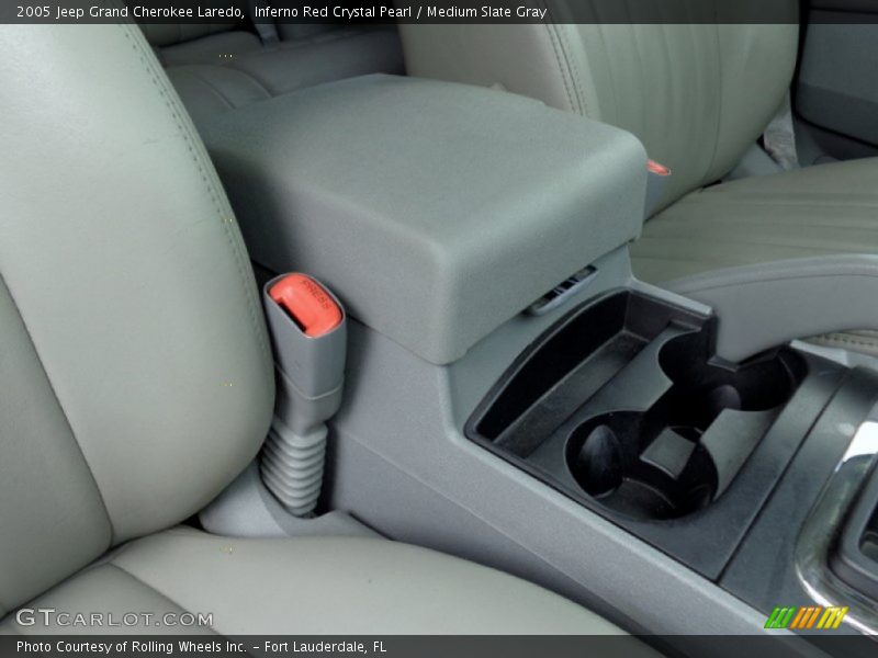 Inferno Red Crystal Pearl / Medium Slate Gray 2005 Jeep Grand Cherokee Laredo