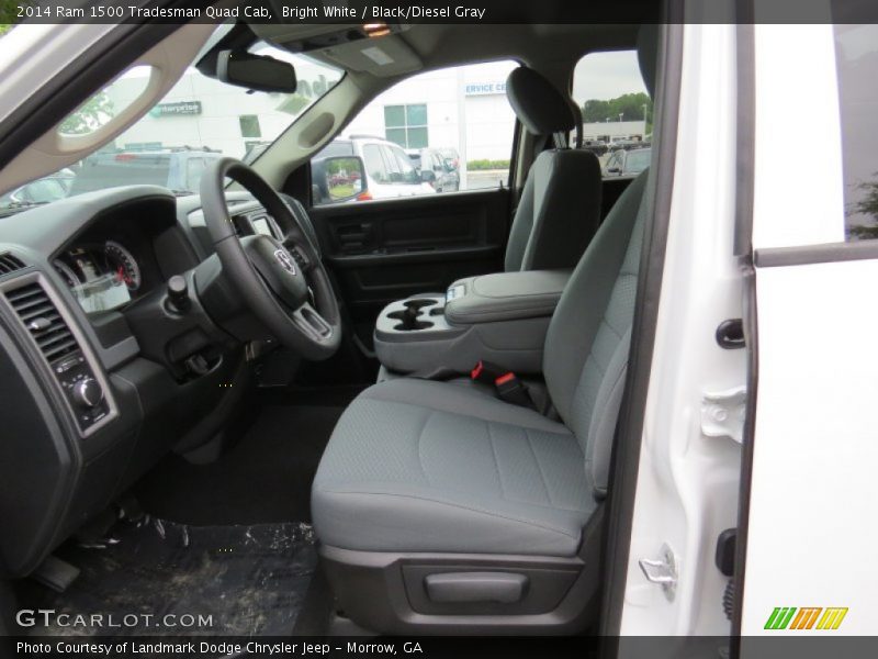 Bright White / Black/Diesel Gray 2014 Ram 1500 Tradesman Quad Cab