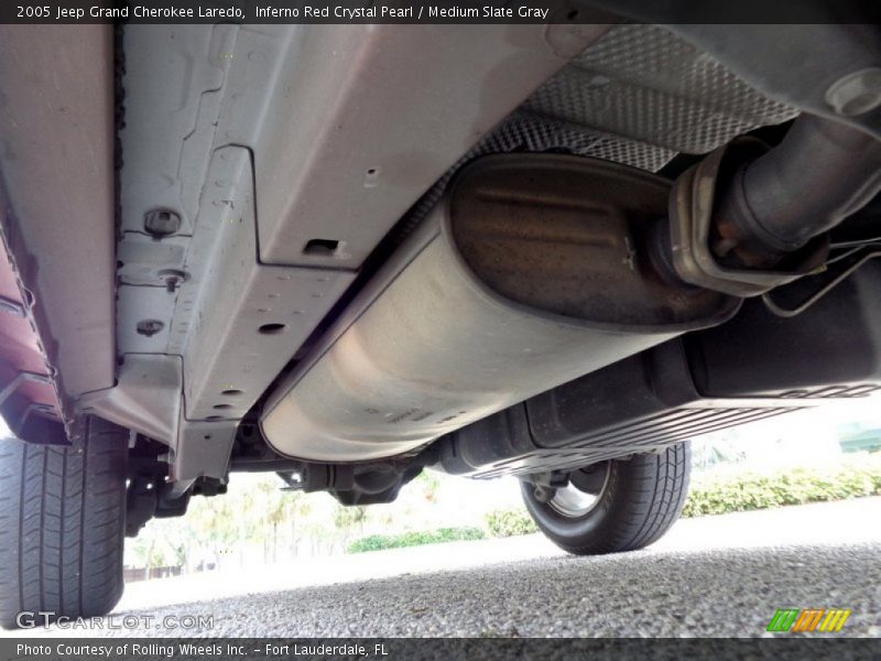 Inferno Red Crystal Pearl / Medium Slate Gray 2005 Jeep Grand Cherokee Laredo
