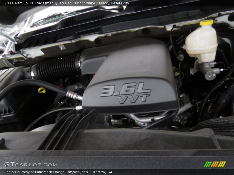 Bright White / Black/Diesel Gray 2014 Ram 1500 Tradesman Quad Cab