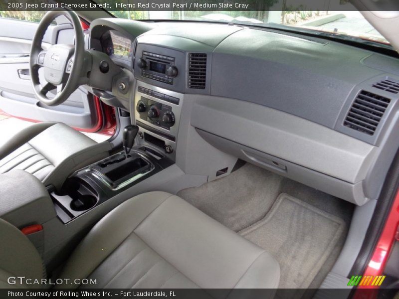 Inferno Red Crystal Pearl / Medium Slate Gray 2005 Jeep Grand Cherokee Laredo