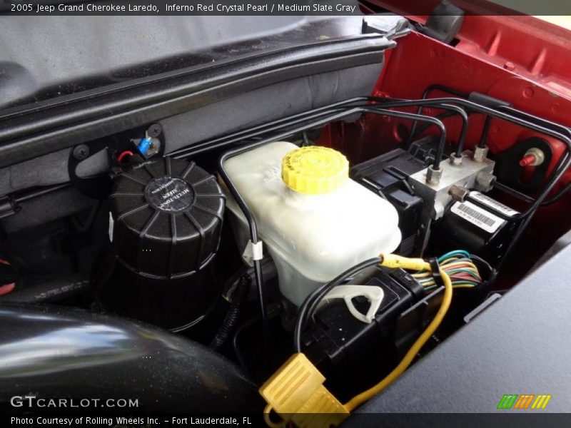 Inferno Red Crystal Pearl / Medium Slate Gray 2005 Jeep Grand Cherokee Laredo