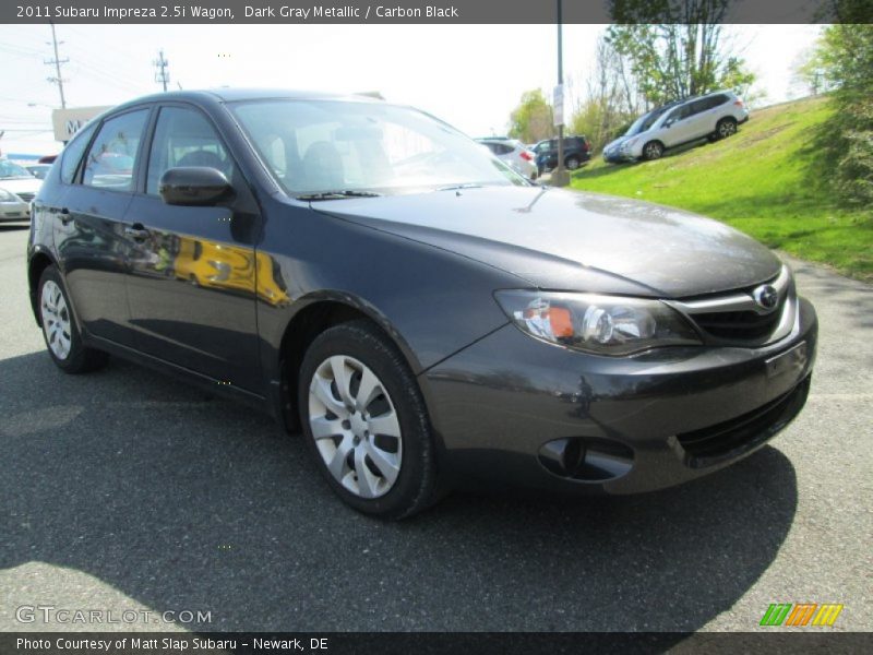 Dark Gray Metallic / Carbon Black 2011 Subaru Impreza 2.5i Wagon