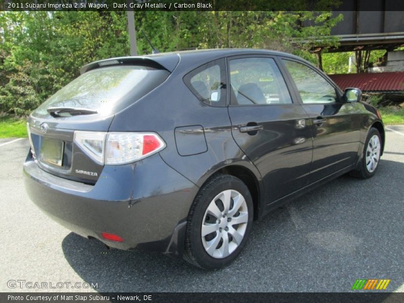 Dark Gray Metallic / Carbon Black 2011 Subaru Impreza 2.5i Wagon