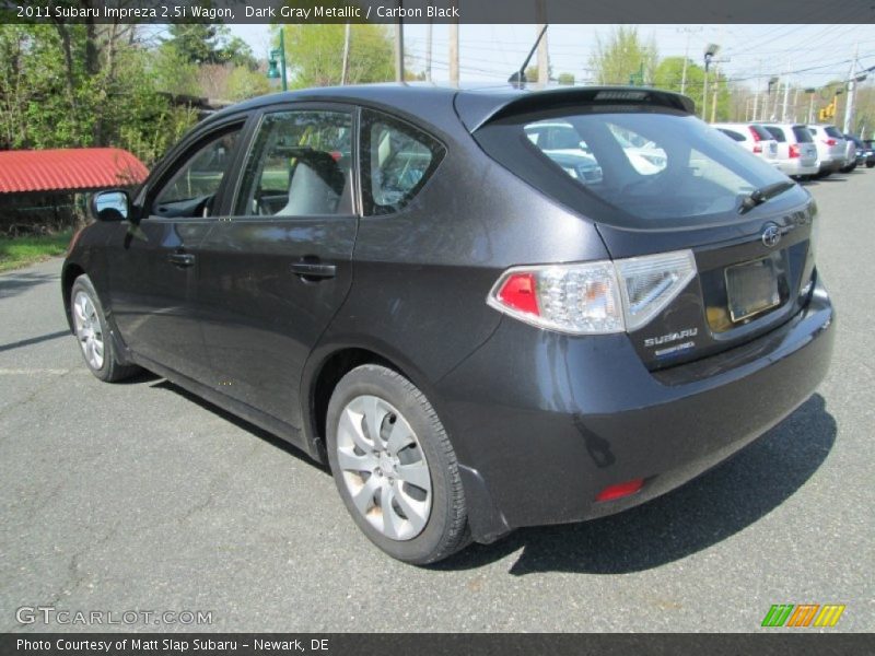 Dark Gray Metallic / Carbon Black 2011 Subaru Impreza 2.5i Wagon