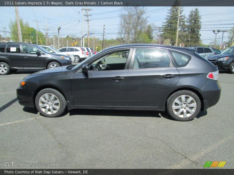 Dark Gray Metallic / Carbon Black 2011 Subaru Impreza 2.5i Wagon