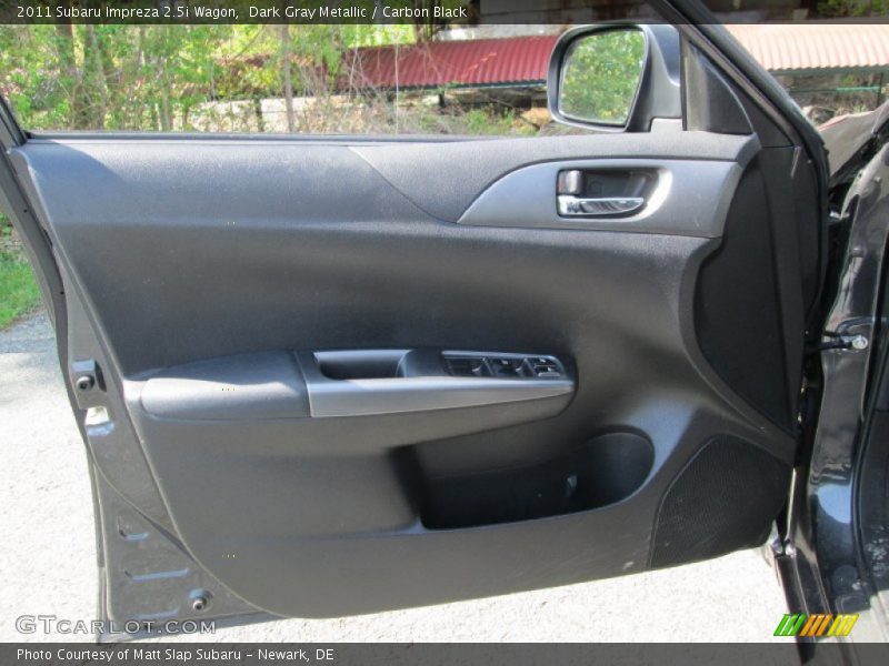 Dark Gray Metallic / Carbon Black 2011 Subaru Impreza 2.5i Wagon