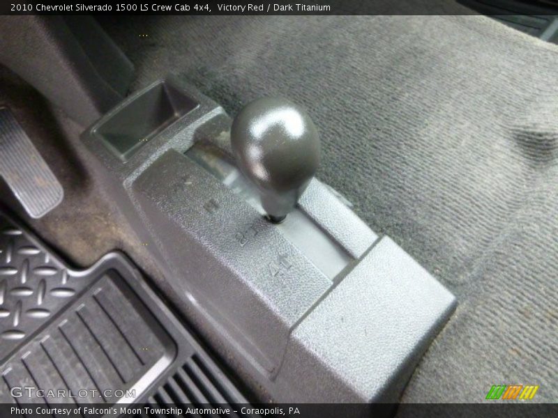 Victory Red / Dark Titanium 2010 Chevrolet Silverado 1500 LS Crew Cab 4x4
