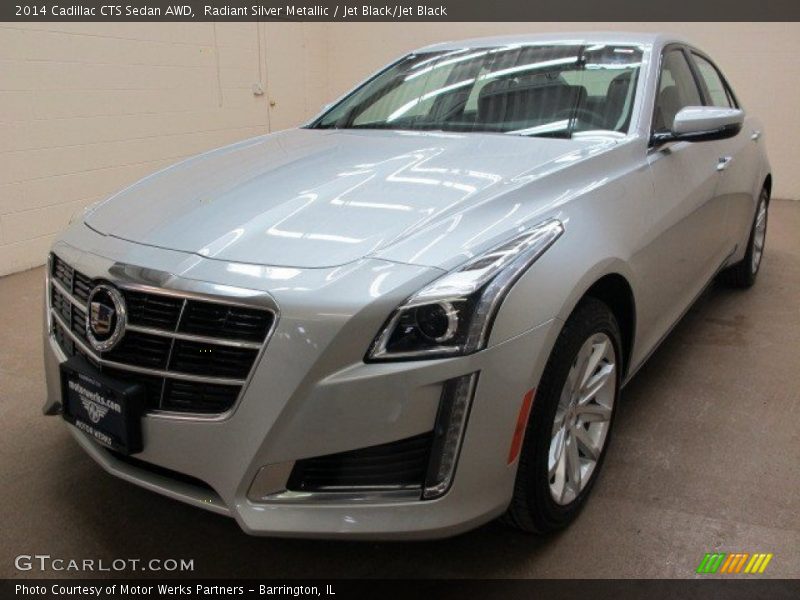 Radiant Silver Metallic / Jet Black/Jet Black 2014 Cadillac CTS Sedan AWD
