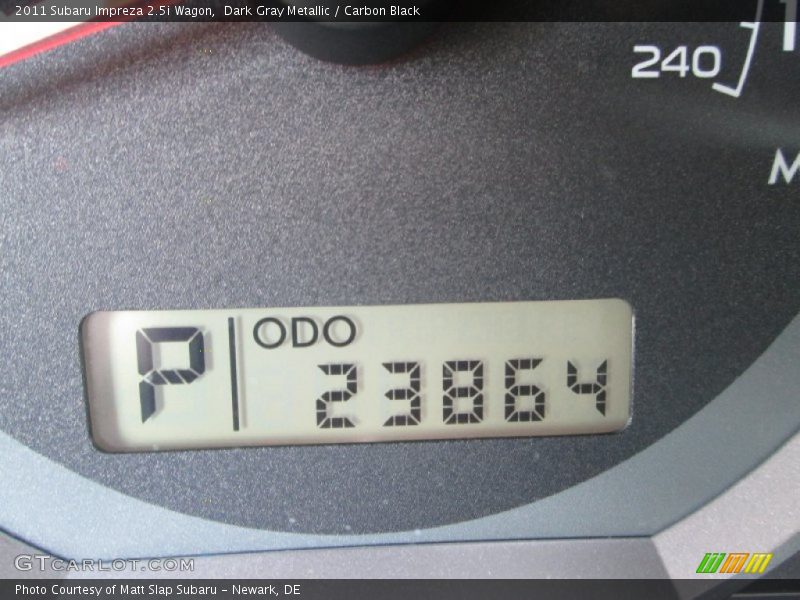 Dark Gray Metallic / Carbon Black 2011 Subaru Impreza 2.5i Wagon