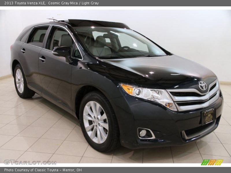 Cosmic Gray Mica / Light Gray 2013 Toyota Venza XLE
