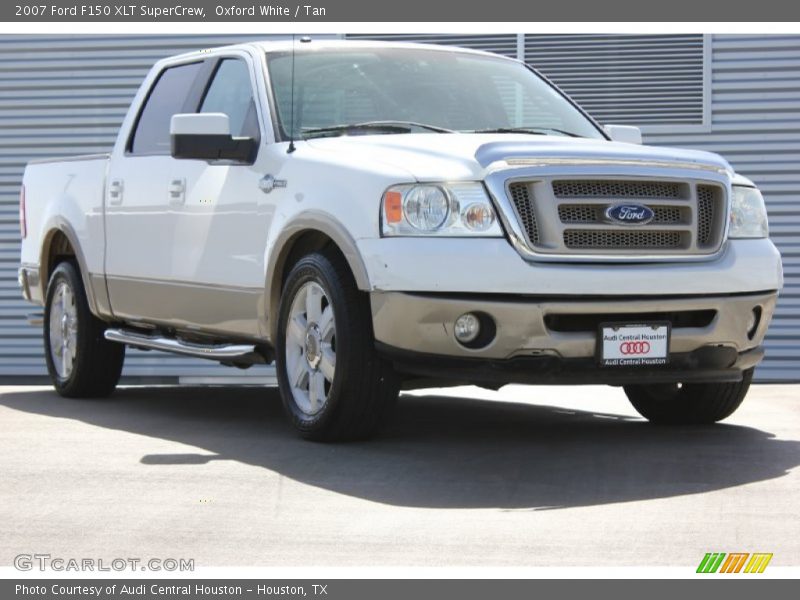 Oxford White / Tan 2007 Ford F150 XLT SuperCrew