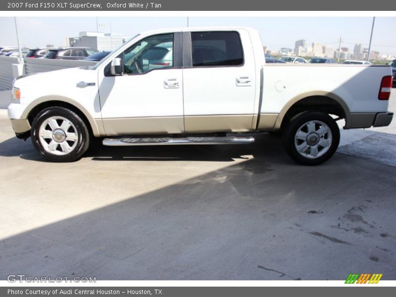 Oxford White / Tan 2007 Ford F150 XLT SuperCrew
