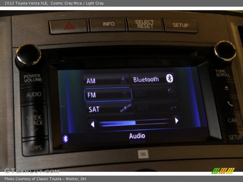 Cosmic Gray Mica / Light Gray 2013 Toyota Venza XLE