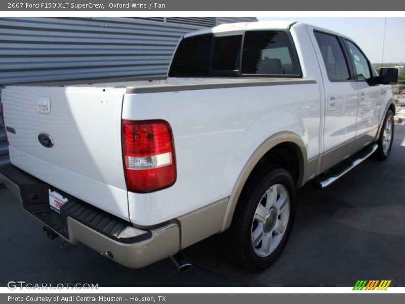 Oxford White / Tan 2007 Ford F150 XLT SuperCrew