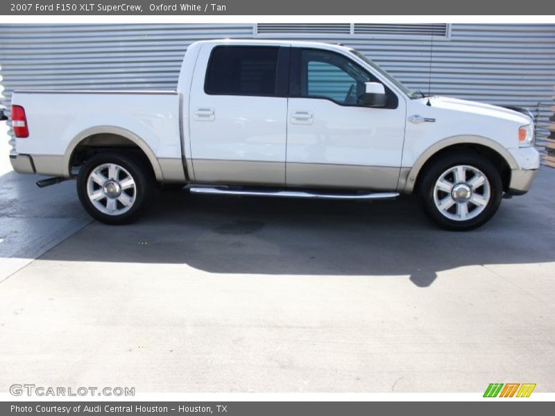 Oxford White / Tan 2007 Ford F150 XLT SuperCrew