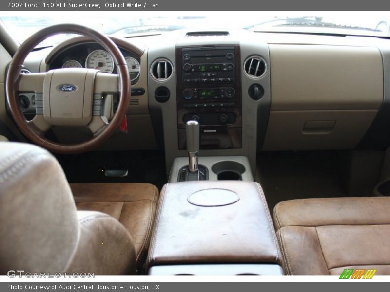 Oxford White / Tan 2007 Ford F150 XLT SuperCrew