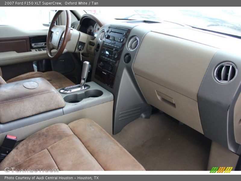 Oxford White / Tan 2007 Ford F150 XLT SuperCrew