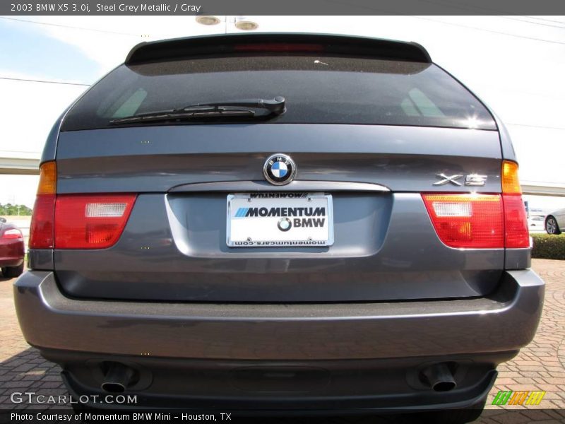 Steel Grey Metallic / Gray 2003 BMW X5 3.0i