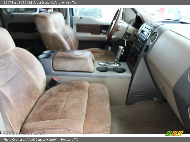 Oxford White / Tan 2007 Ford F150 XLT SuperCrew