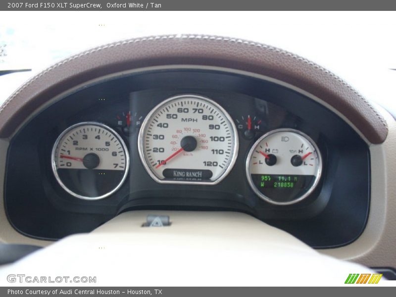 Oxford White / Tan 2007 Ford F150 XLT SuperCrew