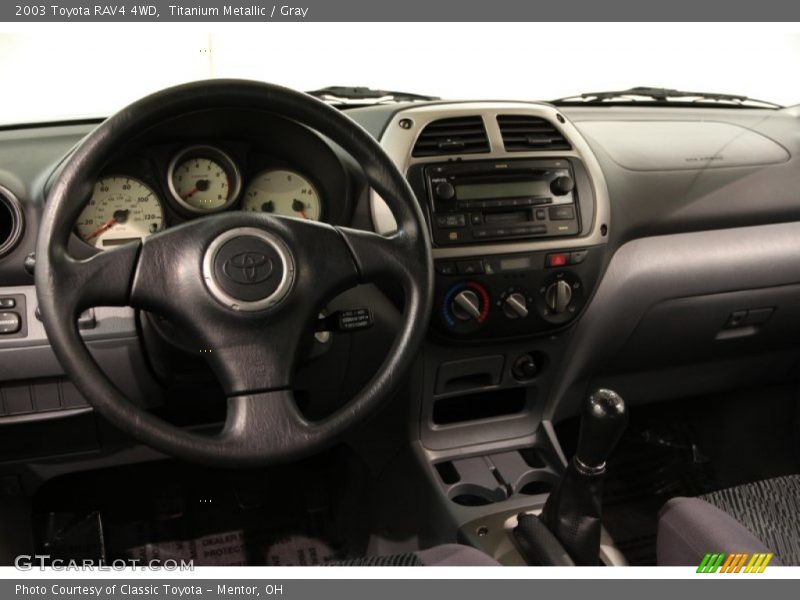 Dashboard of 2003 RAV4 4WD