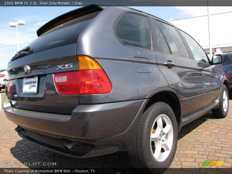 Steel Grey Metallic / Gray 2003 BMW X5 3.0i