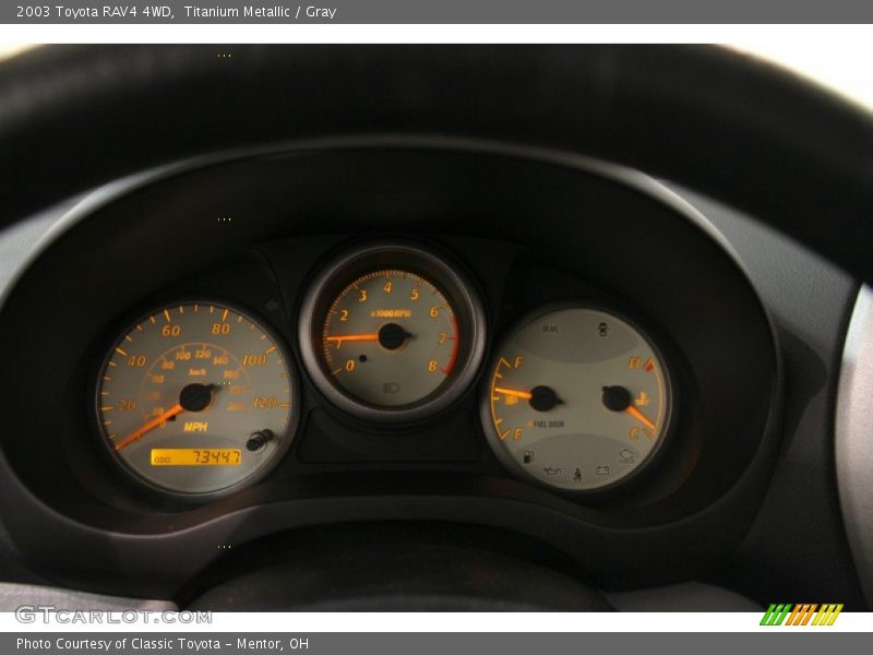  2003 RAV4 4WD 4WD Gauges