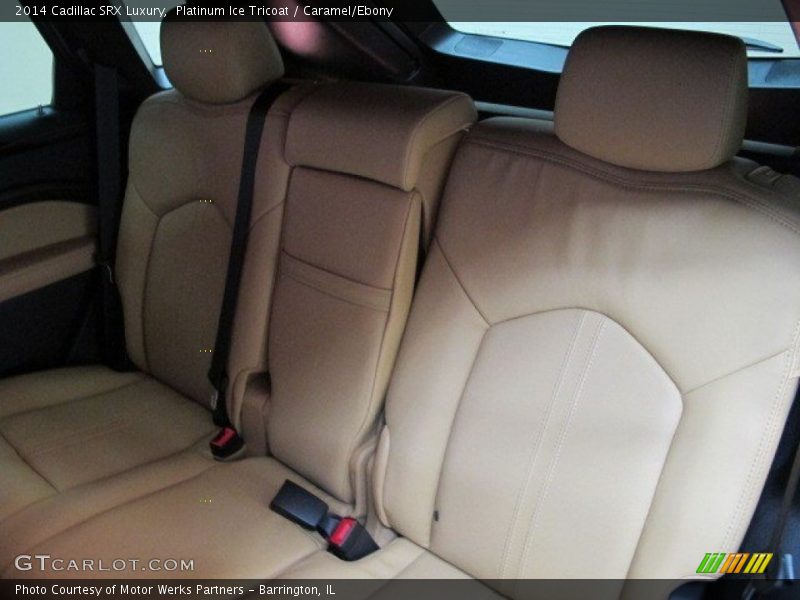 Platinum Ice Tricoat / Caramel/Ebony 2014 Cadillac SRX Luxury