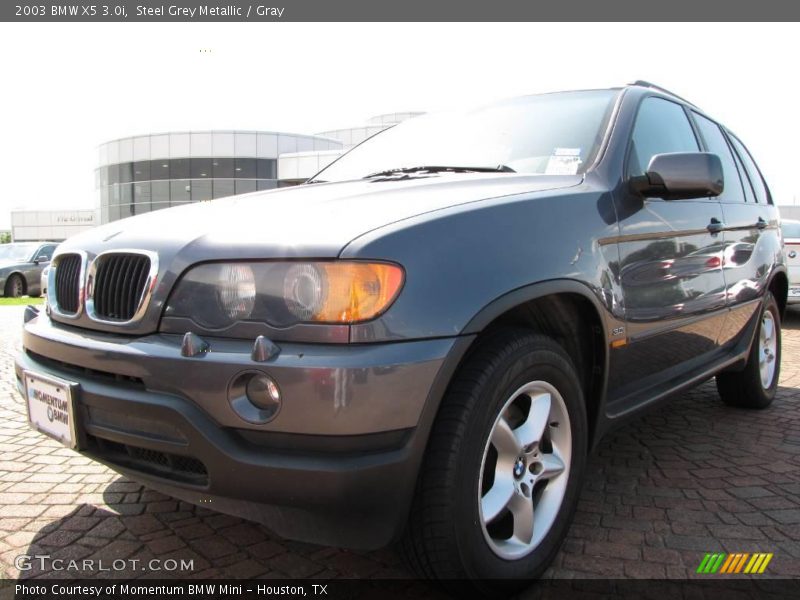 Steel Grey Metallic / Gray 2003 BMW X5 3.0i