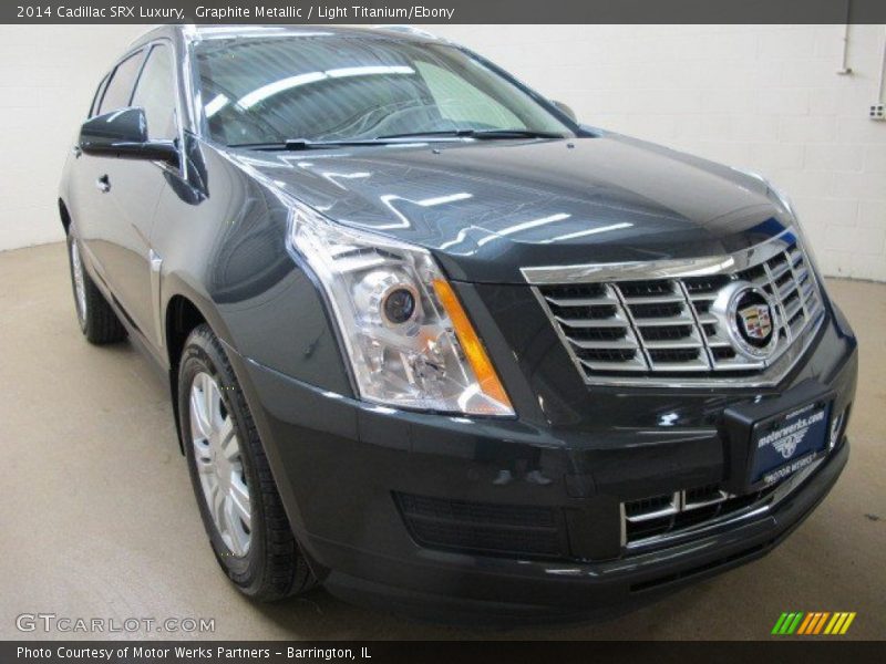 Graphite Metallic / Light Titanium/Ebony 2014 Cadillac SRX Luxury