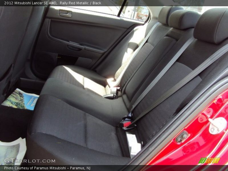 Rally Red Metallic / Black 2012 Mitsubishi Lancer SE AWD