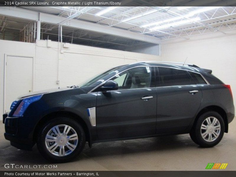 Graphite Metallic / Light Titanium/Ebony 2014 Cadillac SRX Luxury