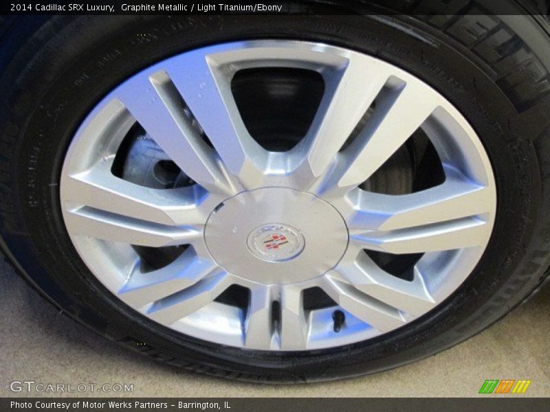 Graphite Metallic / Light Titanium/Ebony 2014 Cadillac SRX Luxury