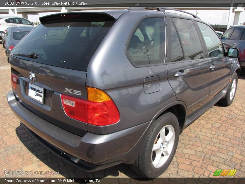 Steel Grey Metallic / Gray 2003 BMW X5 3.0i