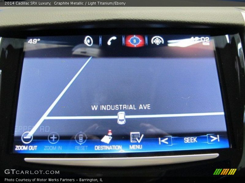 Graphite Metallic / Light Titanium/Ebony 2014 Cadillac SRX Luxury