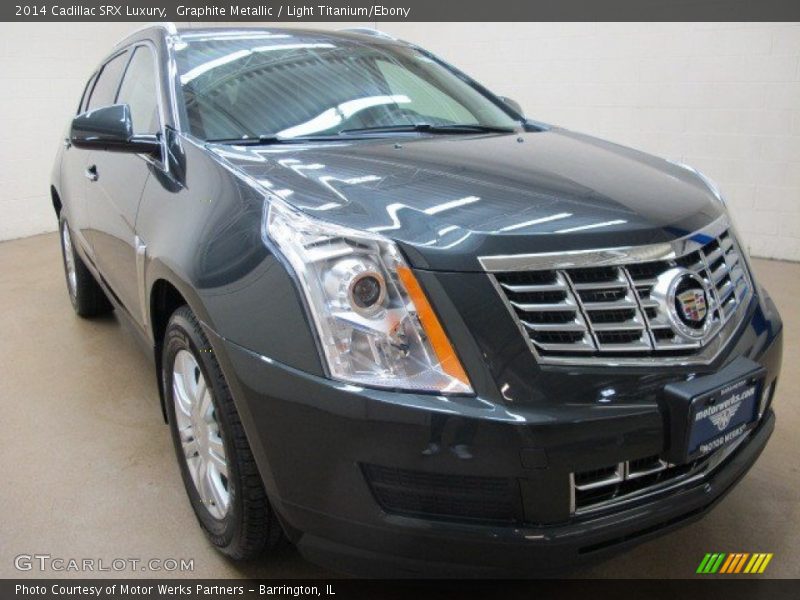 Graphite Metallic / Light Titanium/Ebony 2014 Cadillac SRX Luxury