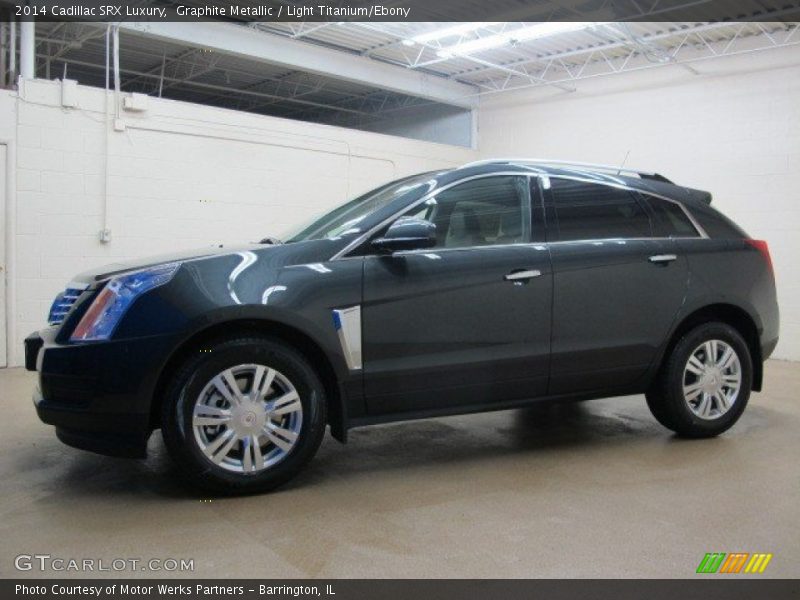 Graphite Metallic / Light Titanium/Ebony 2014 Cadillac SRX Luxury