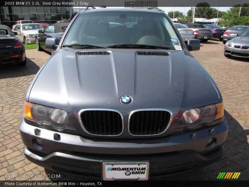 Steel Grey Metallic / Gray 2003 BMW X5 3.0i